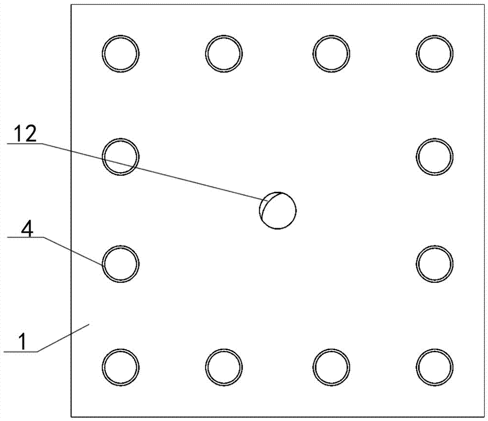 Assembled joint node for column base and construction method