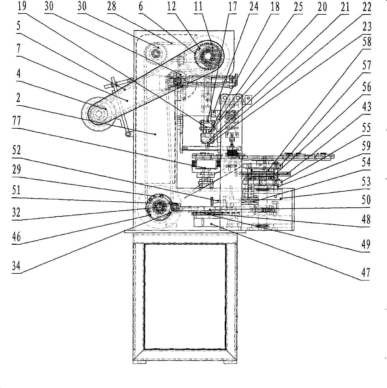 Mechanical-rotary-plate-type fully-automatic gilding press