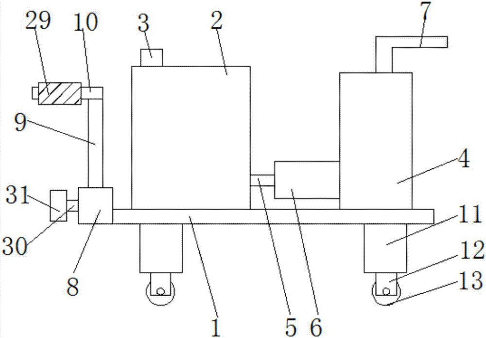 Convenient-to-separate sewage treatment device