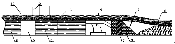 Method of withdrawal passage combined with paste prefabricated blocks to assist working face withdrawal