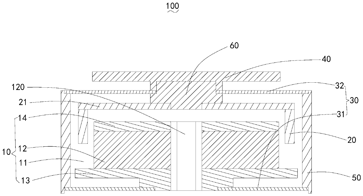 Bone conduction loudspeaker, bone conduction earphone and bone conduction hearing aid