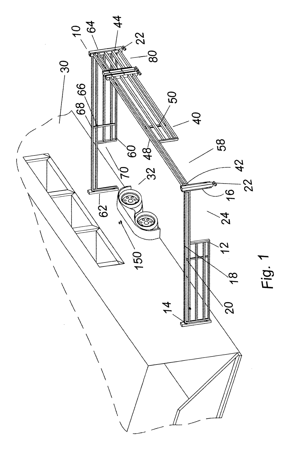 Horse trailer corral