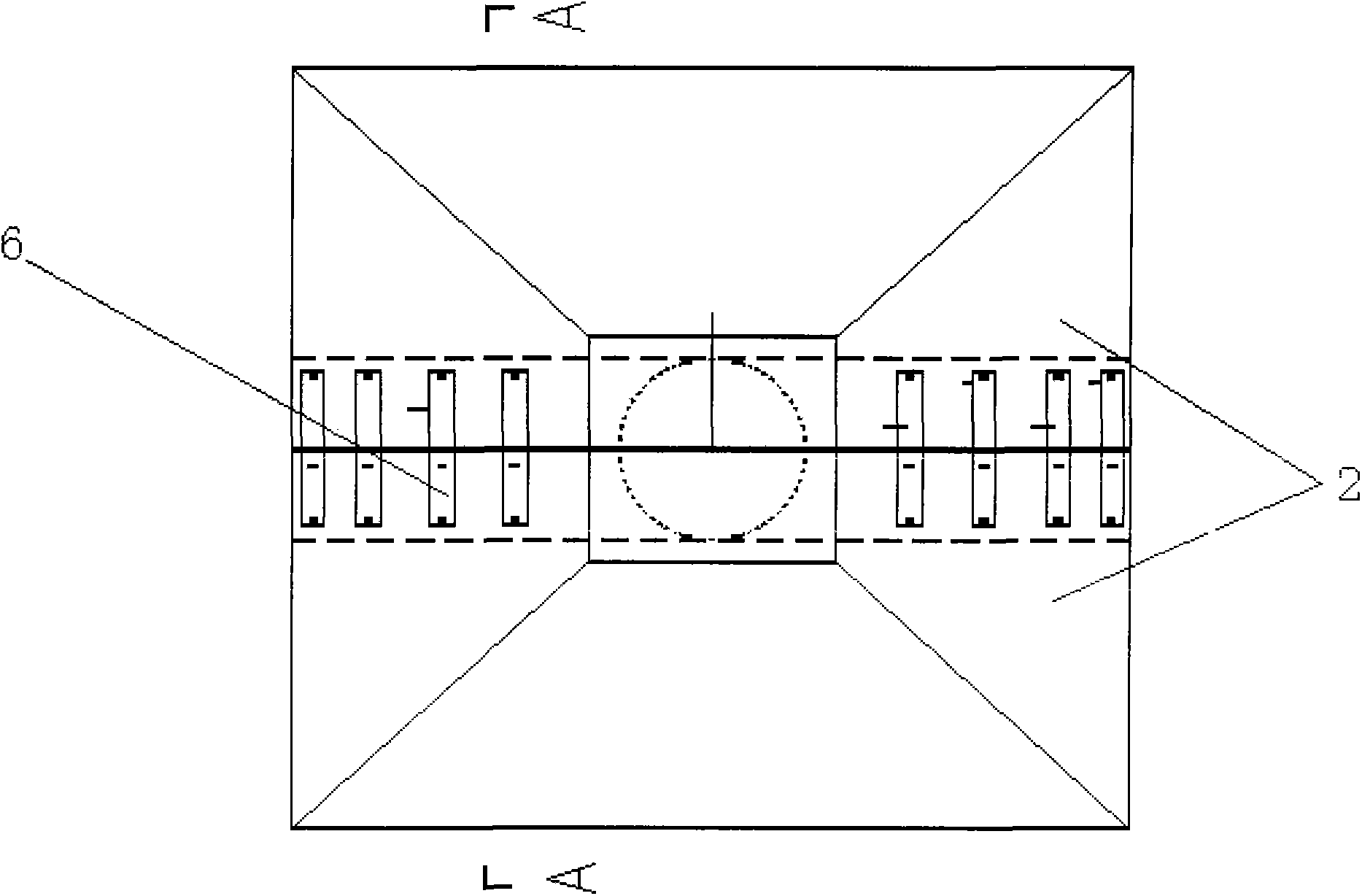 Batter post expansion plate type assembling foundation adopting weathering resistant steel for connection