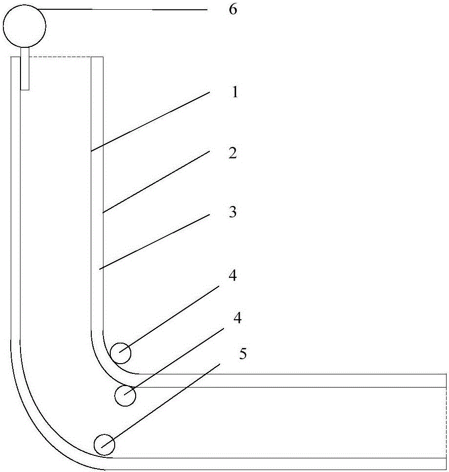 Preheating and solidification-preventing conveying pipeline structure