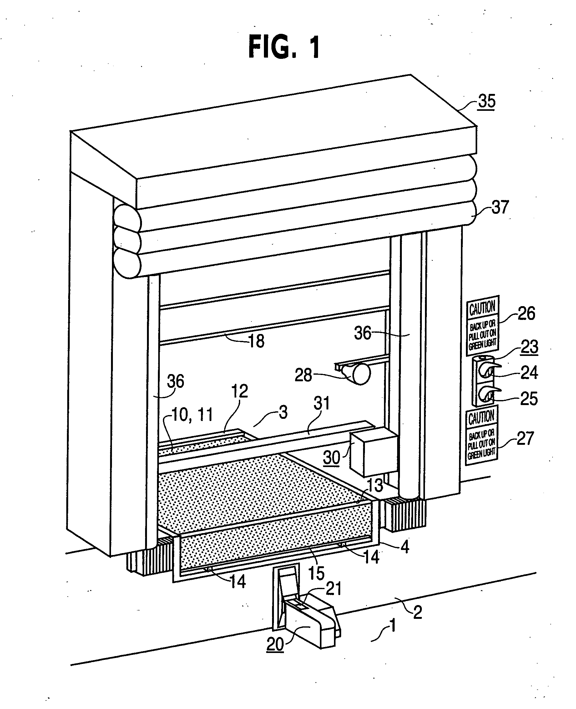 Zone specific remote control panel for loading dock equipment