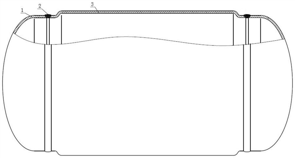 Aluminum alloy air cylinder and preparation method thereof