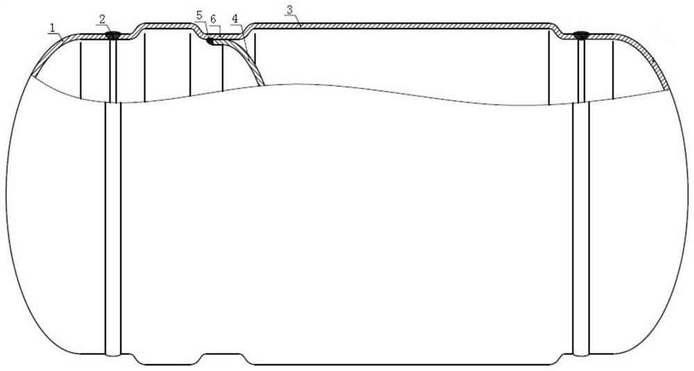 Aluminum alloy air cylinder and preparation method thereof