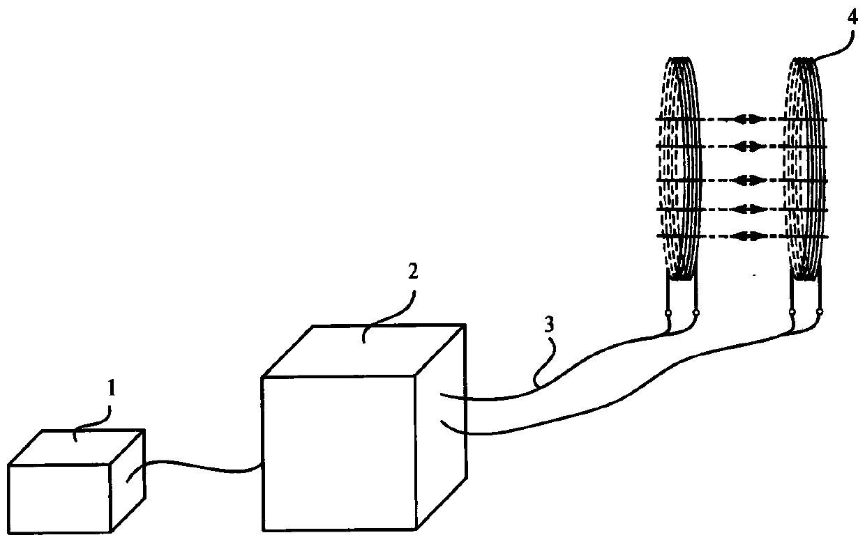 Method for suppressing passive wireless earphones by pulsed magnetic field