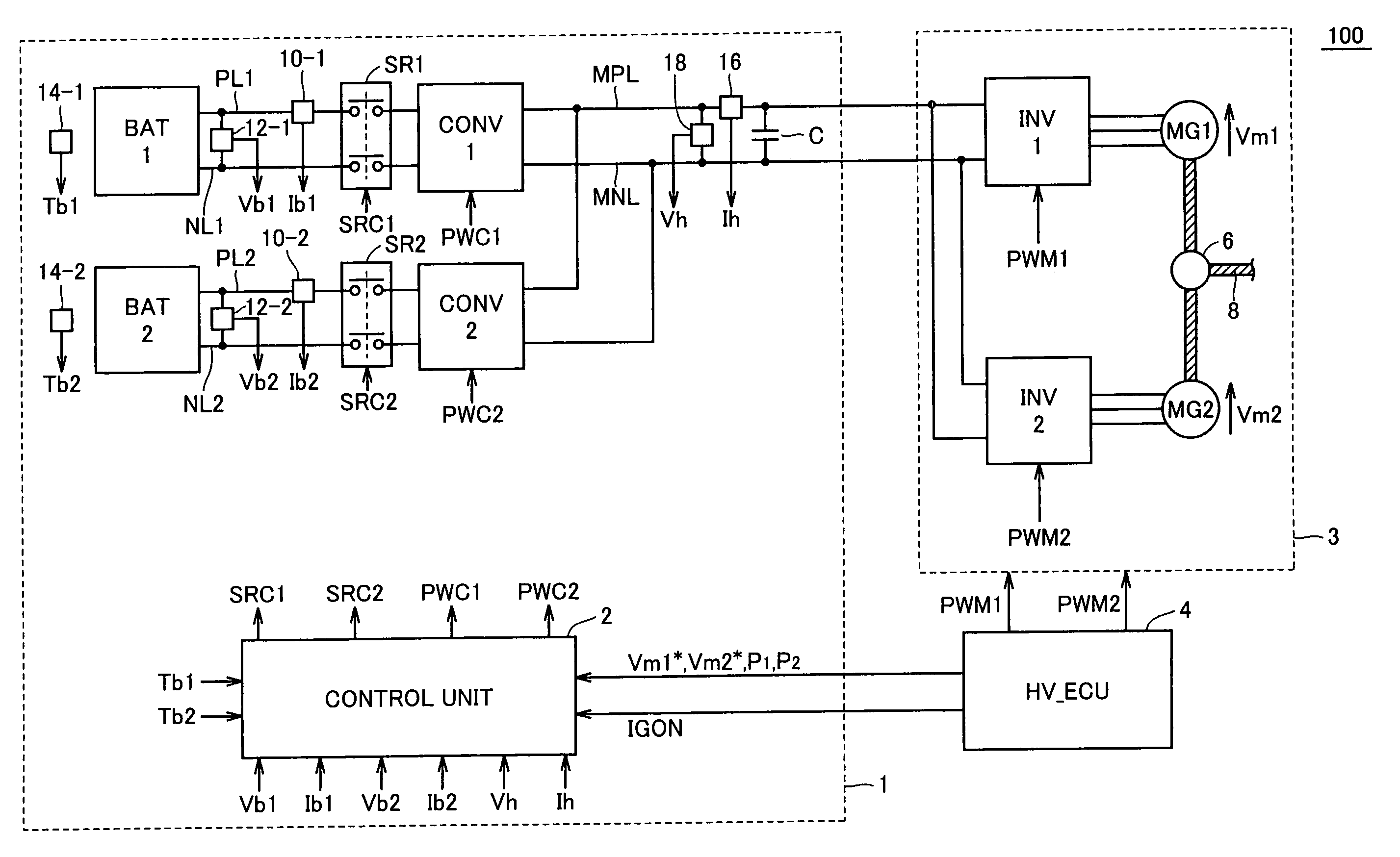 Power supply system and vehicle