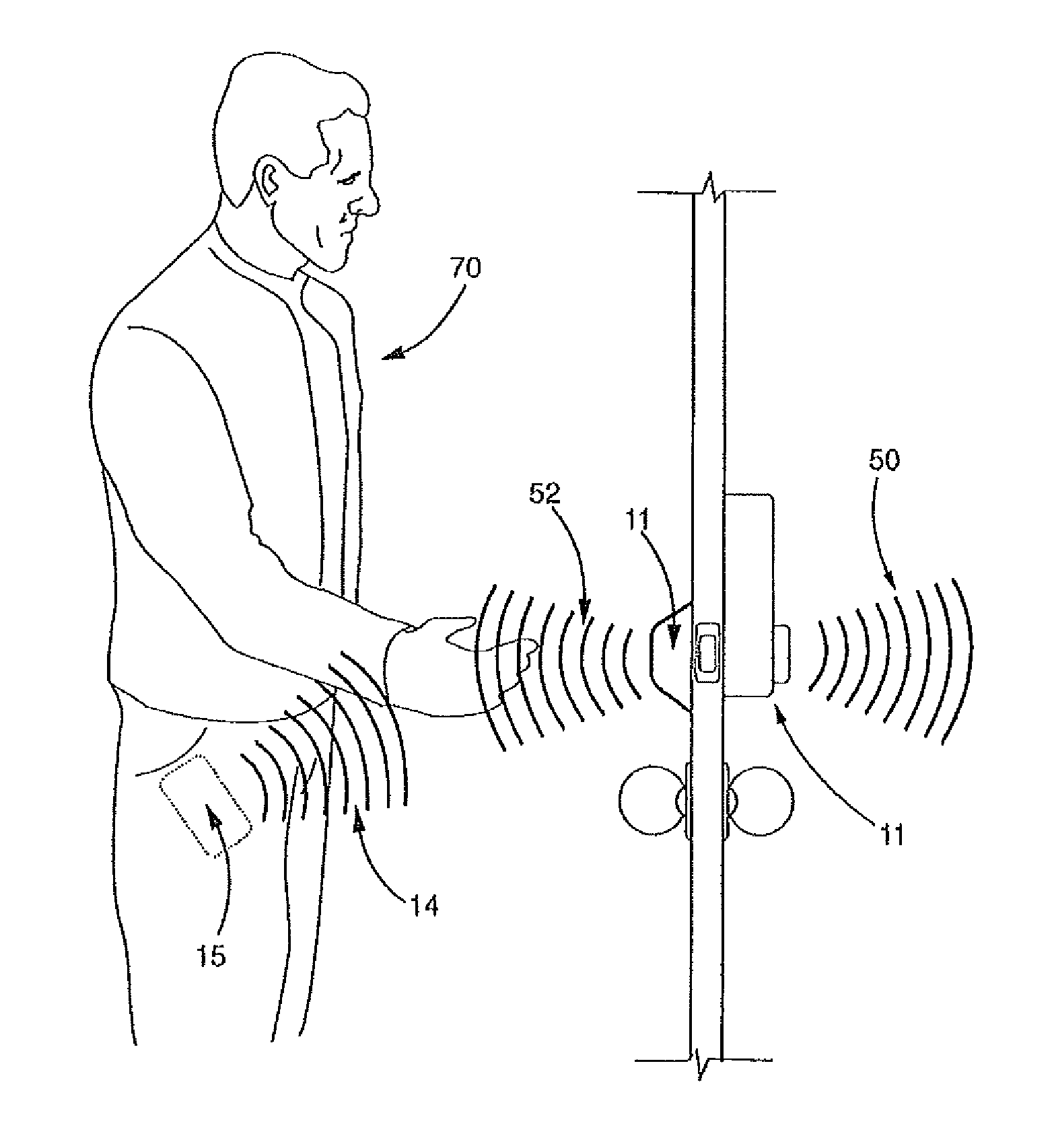 Wireless access control system and related methods