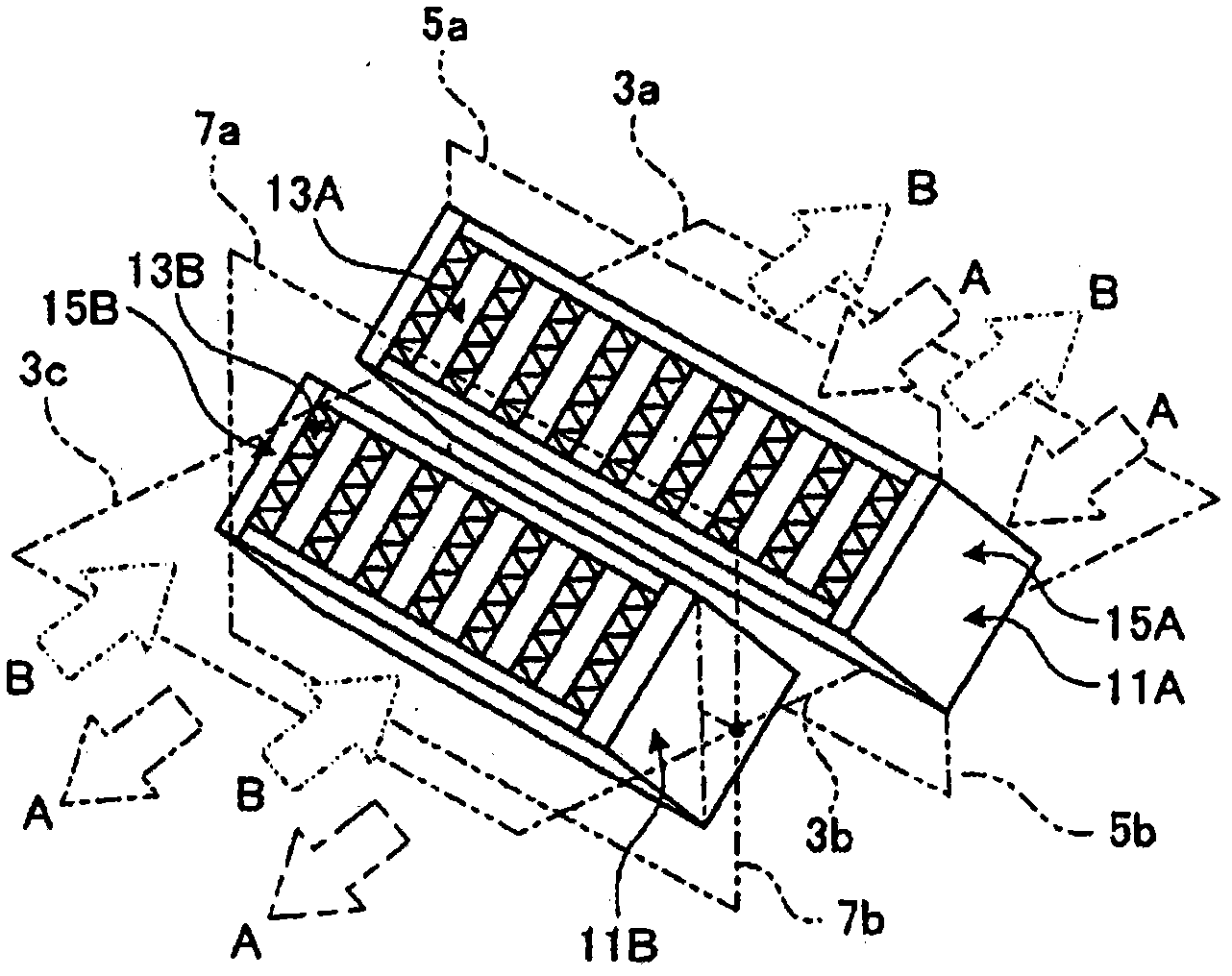 Heat exchanging ventilating apparatus