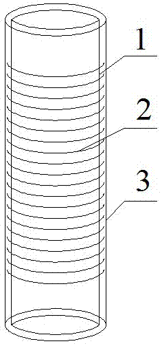 Underground controllable self-expansion casing patching pipe