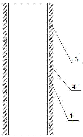 Underground controllable self-expansion casing patching pipe