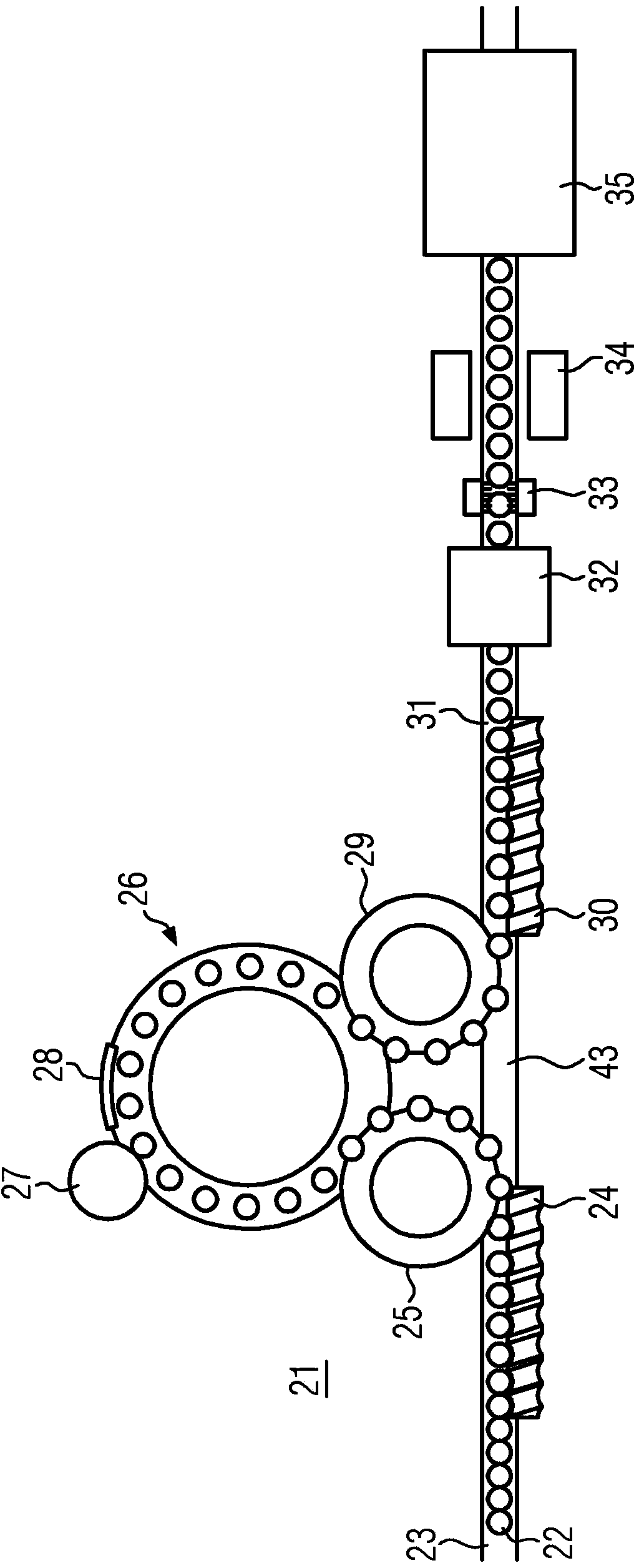 Machine for labelling containers and attaching shrink sleeves to containers and method for the same