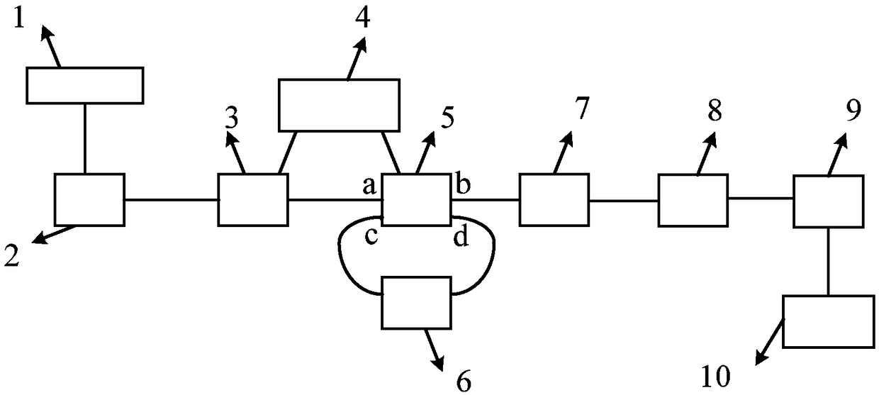 Repeated absorption type trace gas detection system