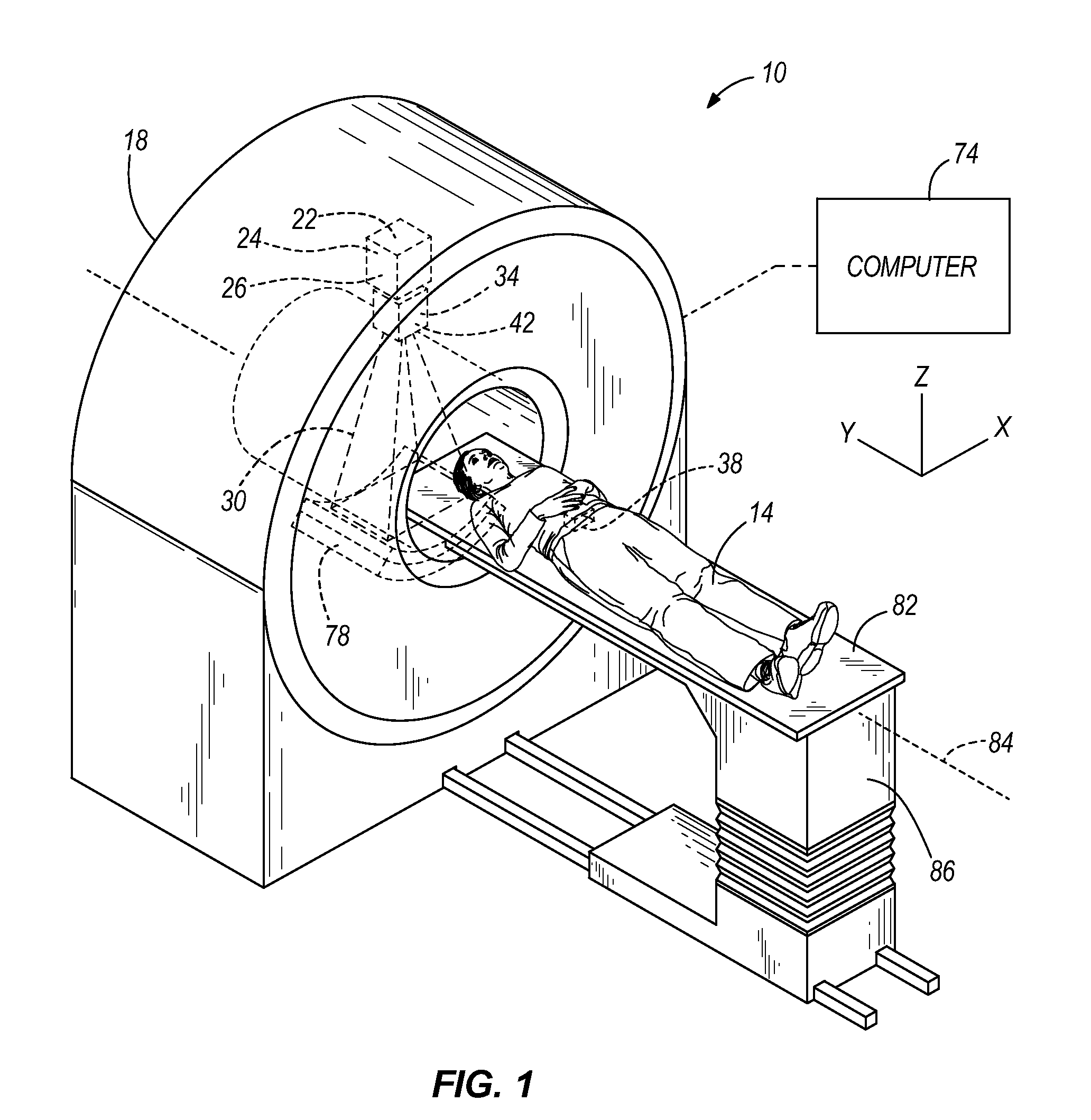 System and method of contouring a target area