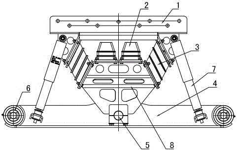 Novel rubber suspension assembly