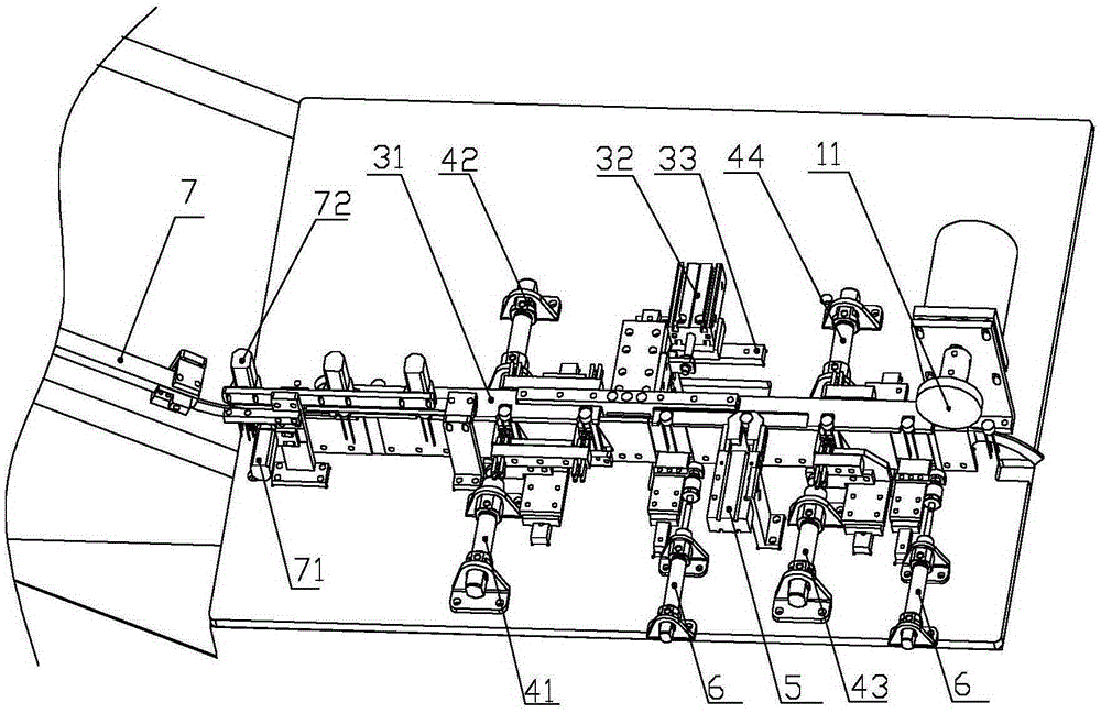 Testing system of electronic element with pins