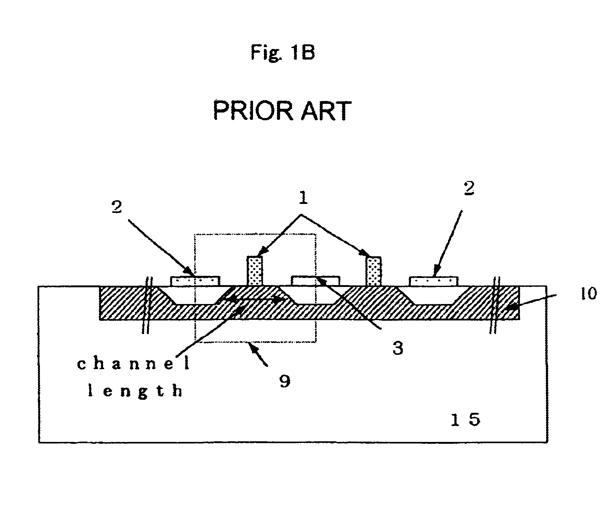 Semiconductor device having divided active regions with comb-teeth electrodes thereon