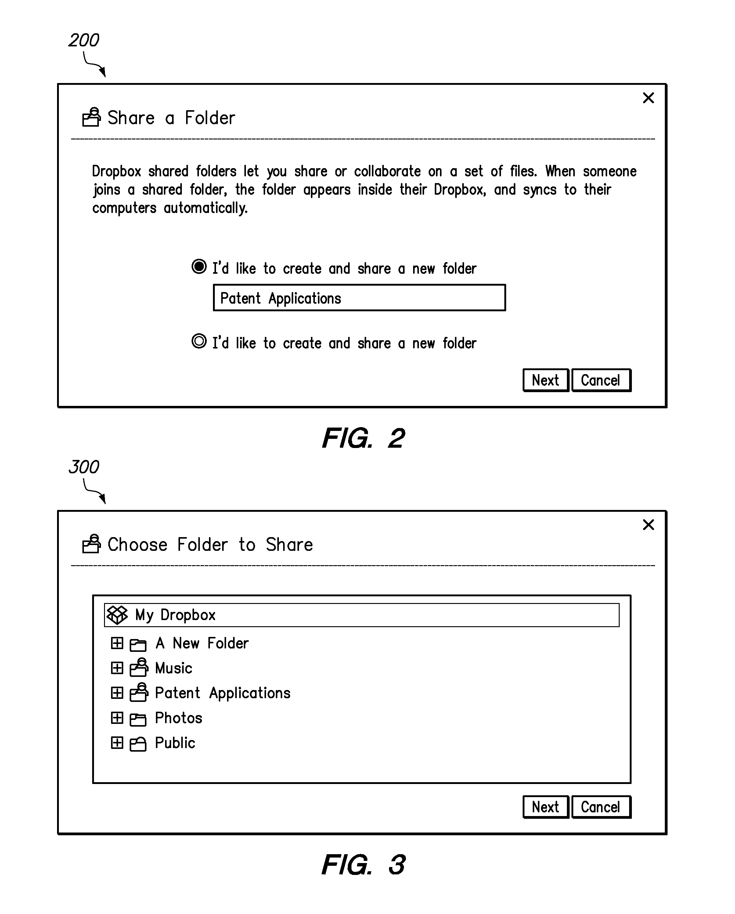 Network folder synchronization