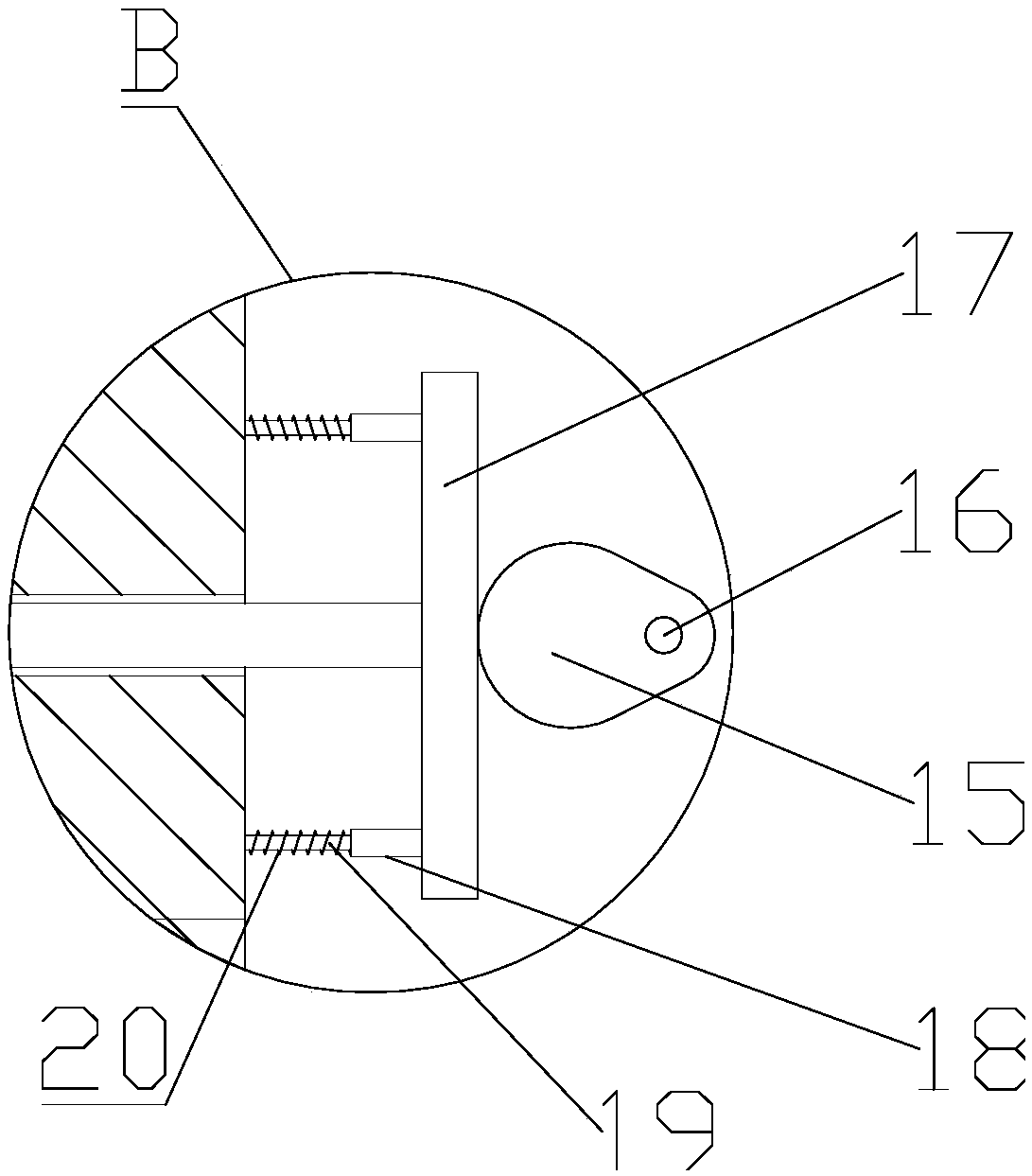 Fodder mixing device for livestock rearing