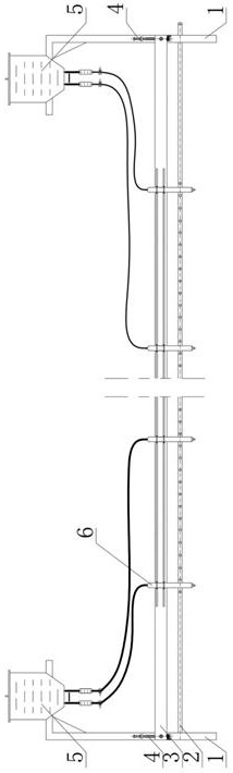 Meta-aramid paper line drawing device and use method thereof