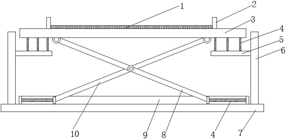 Damping device of solar vehicle body cooling equipment