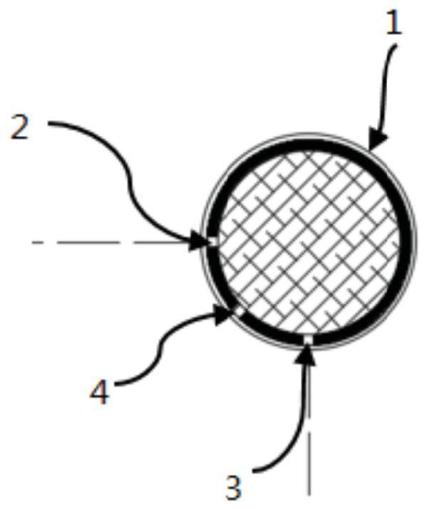 An energy-gathering charge device and a roadway blasting forming method