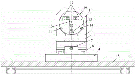 Locating device for measuring tubular parts