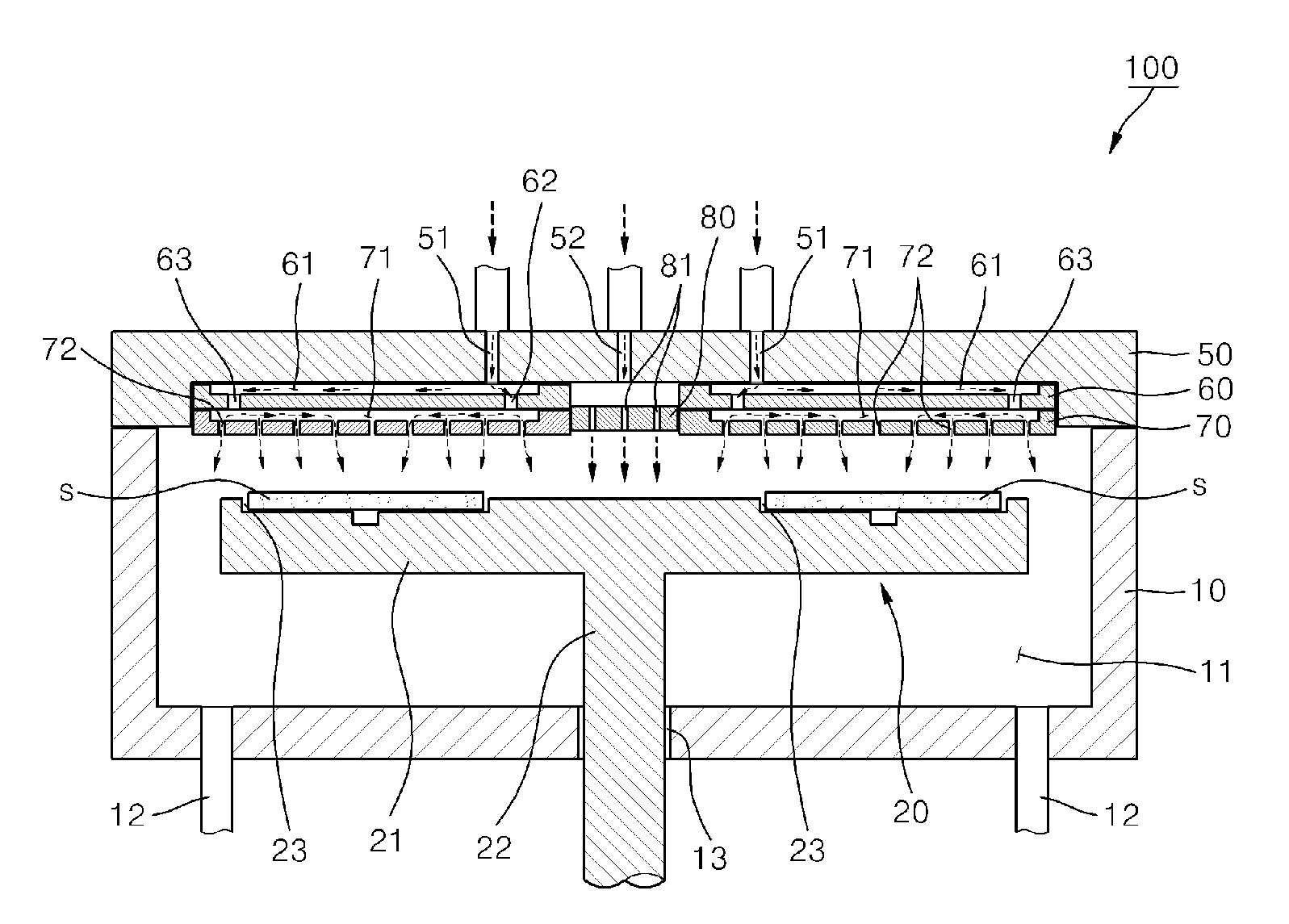 Gas injection apparatus and substrate processing apparatus using same