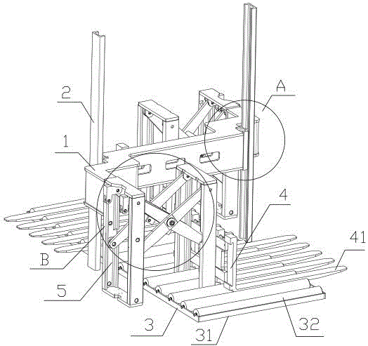 Automatic warehousing system containing conveying line and stacking machines