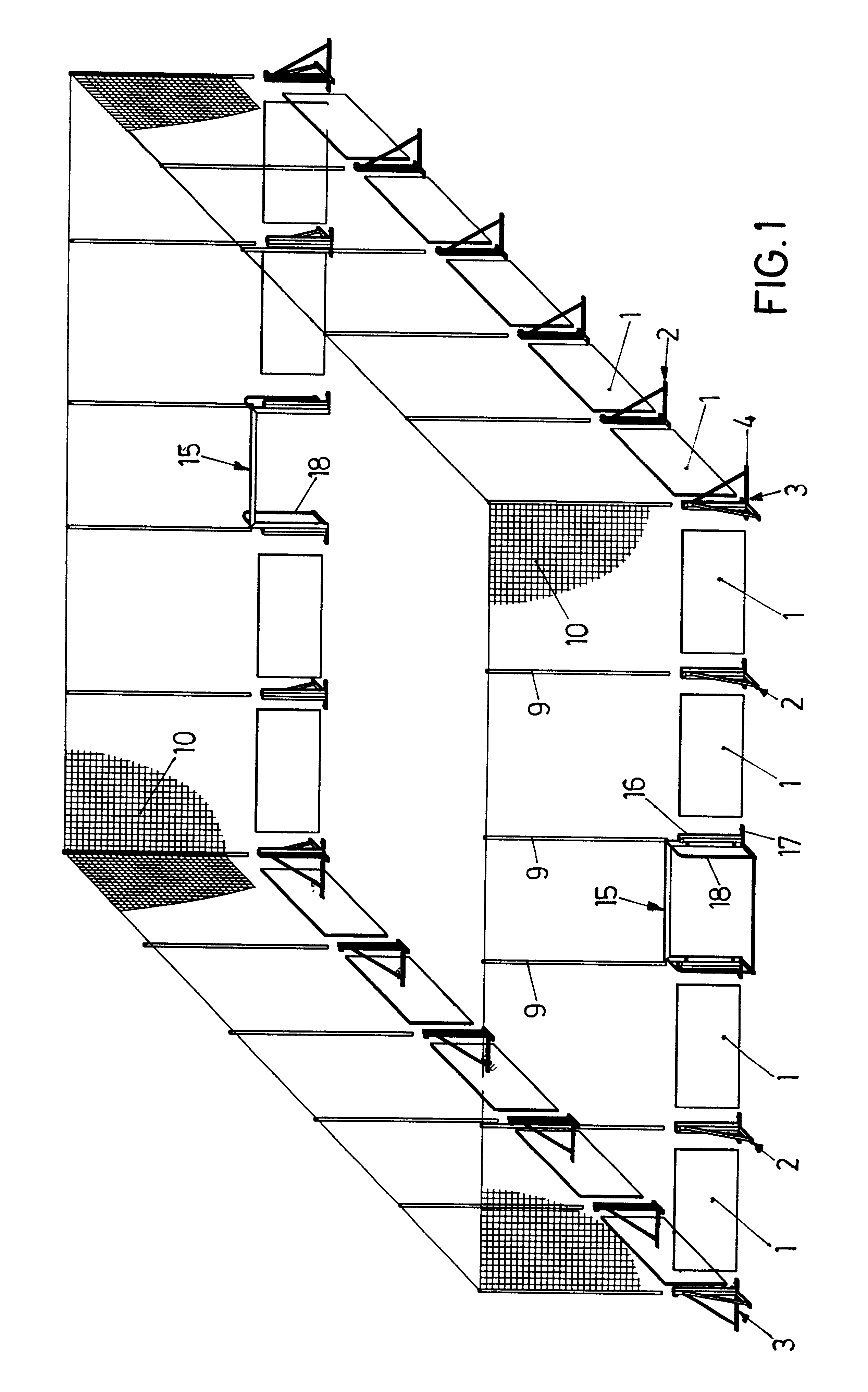 Playing-field enclosure