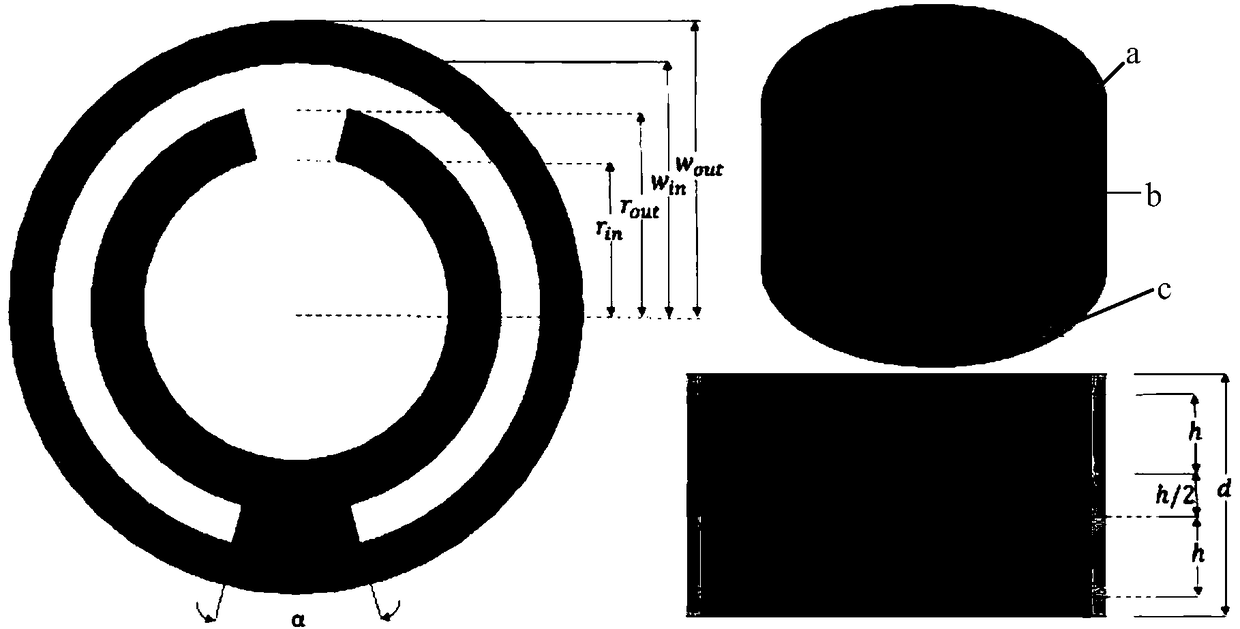 Meta-material-based L waveband slow wave structure