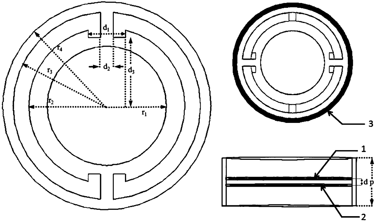 Meta-material-based L waveband slow wave structure