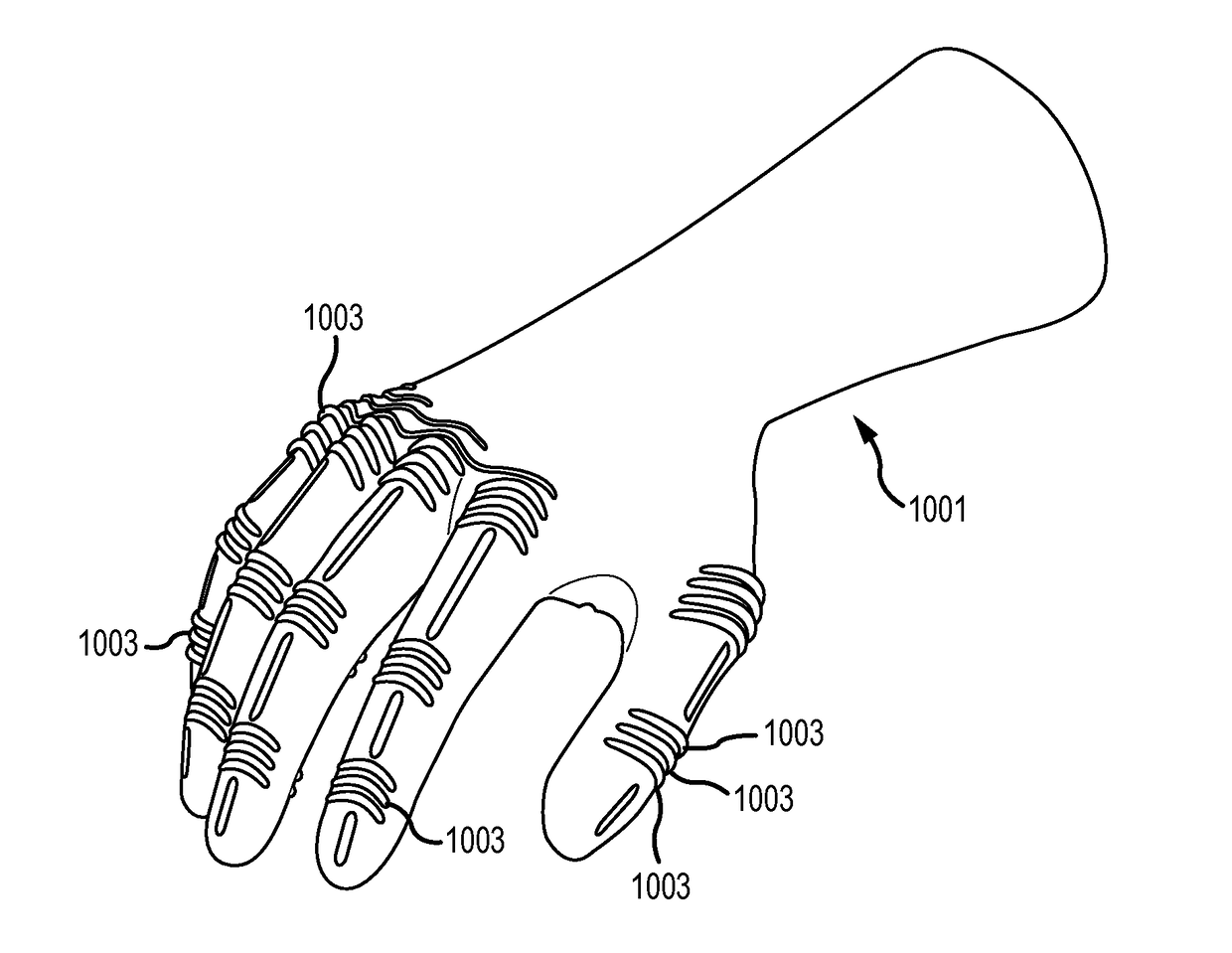 Ergonomic surgical glove