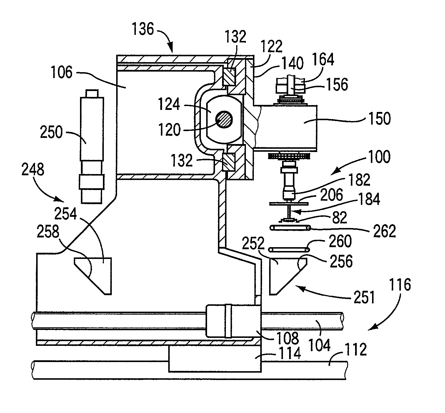 Method of detecting position of rotation axis of suction nozzle, and electric-component mounting system