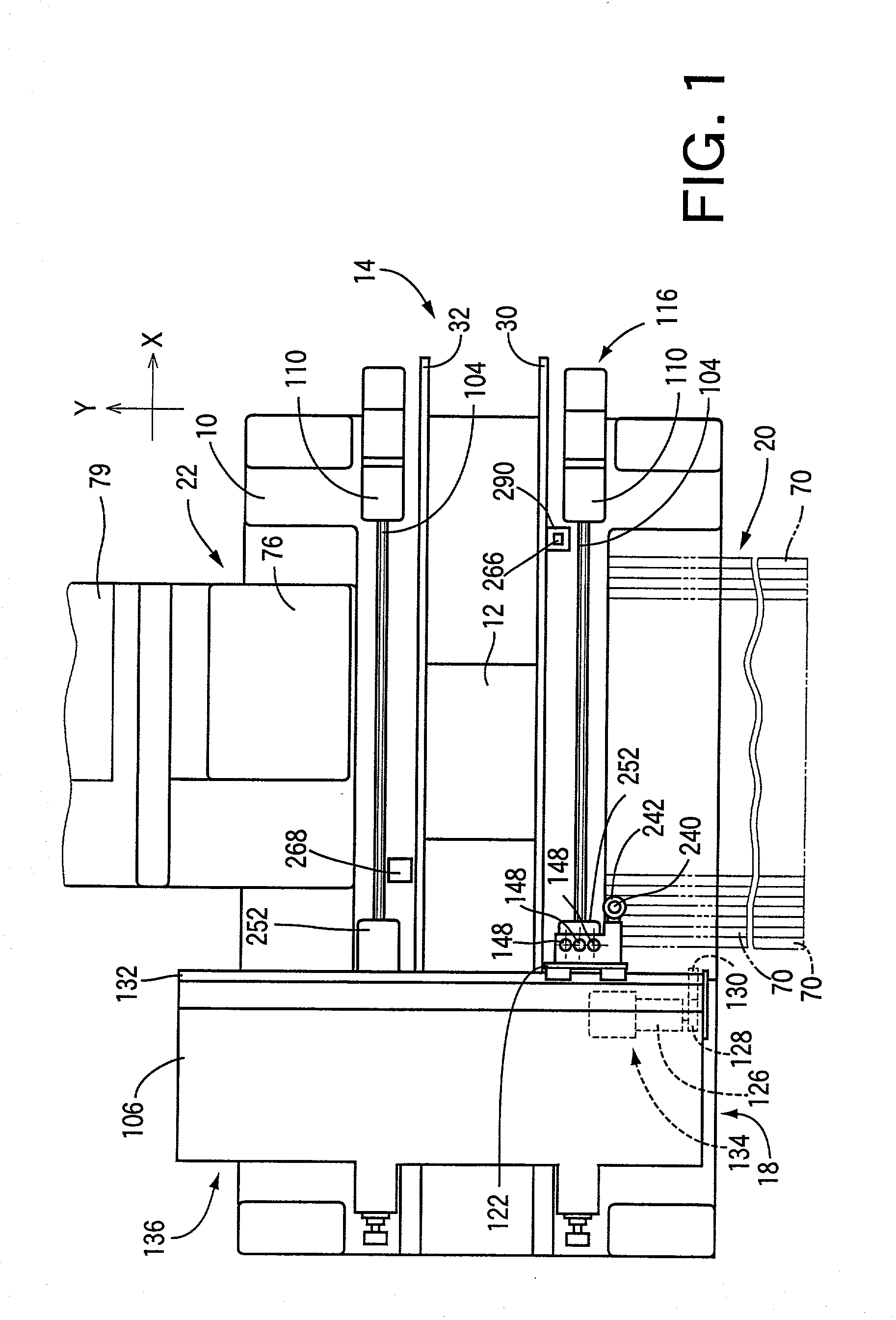 Method of detecting position of rotation axis of suction nozzle, and electric-component mounting system