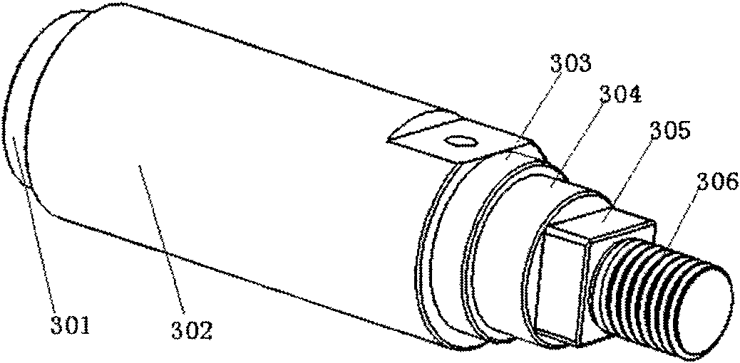 Damaging apparatus for diffuse shaft cable damage experiment