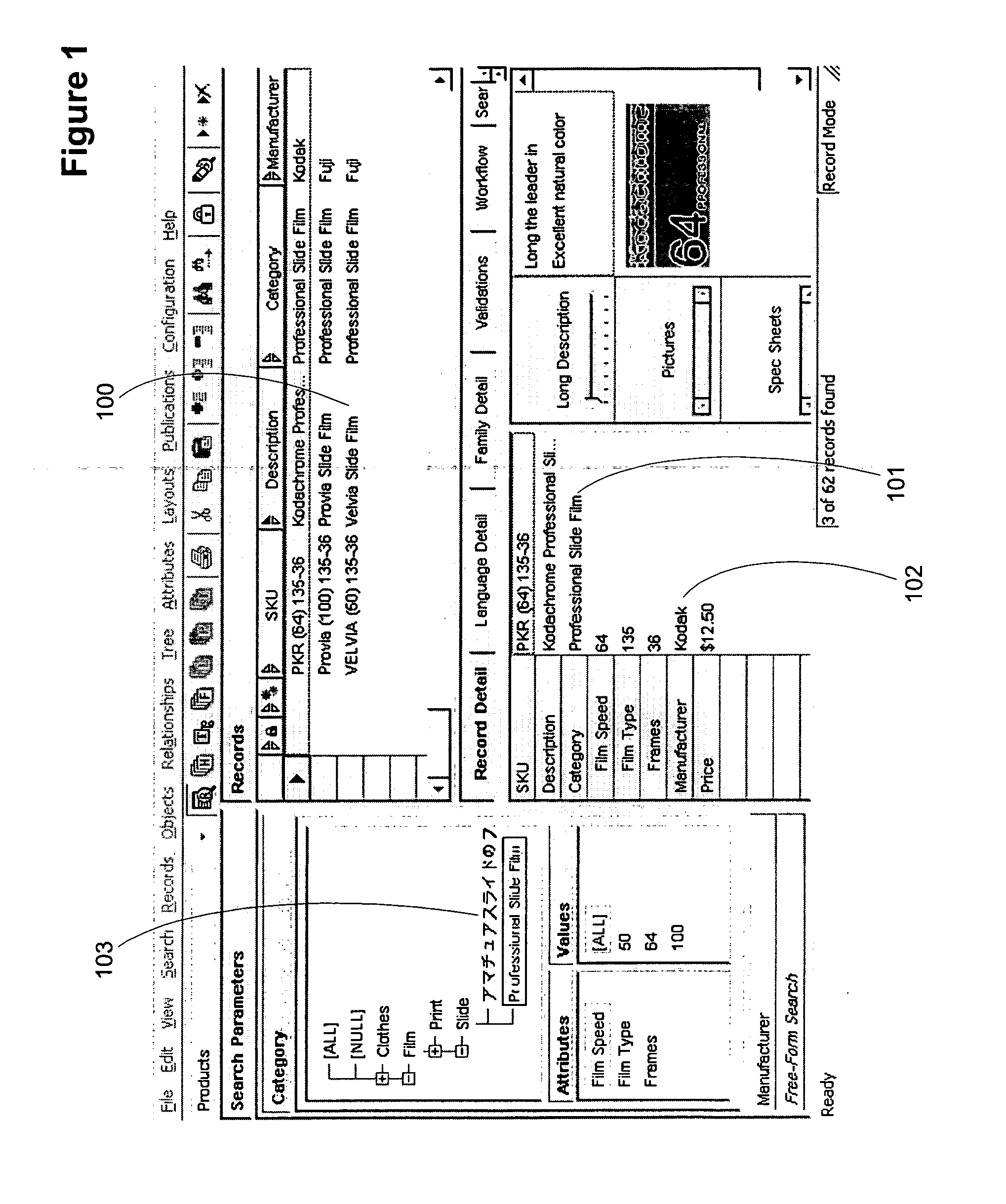 Interface for indicating the presence of inherited values in a document