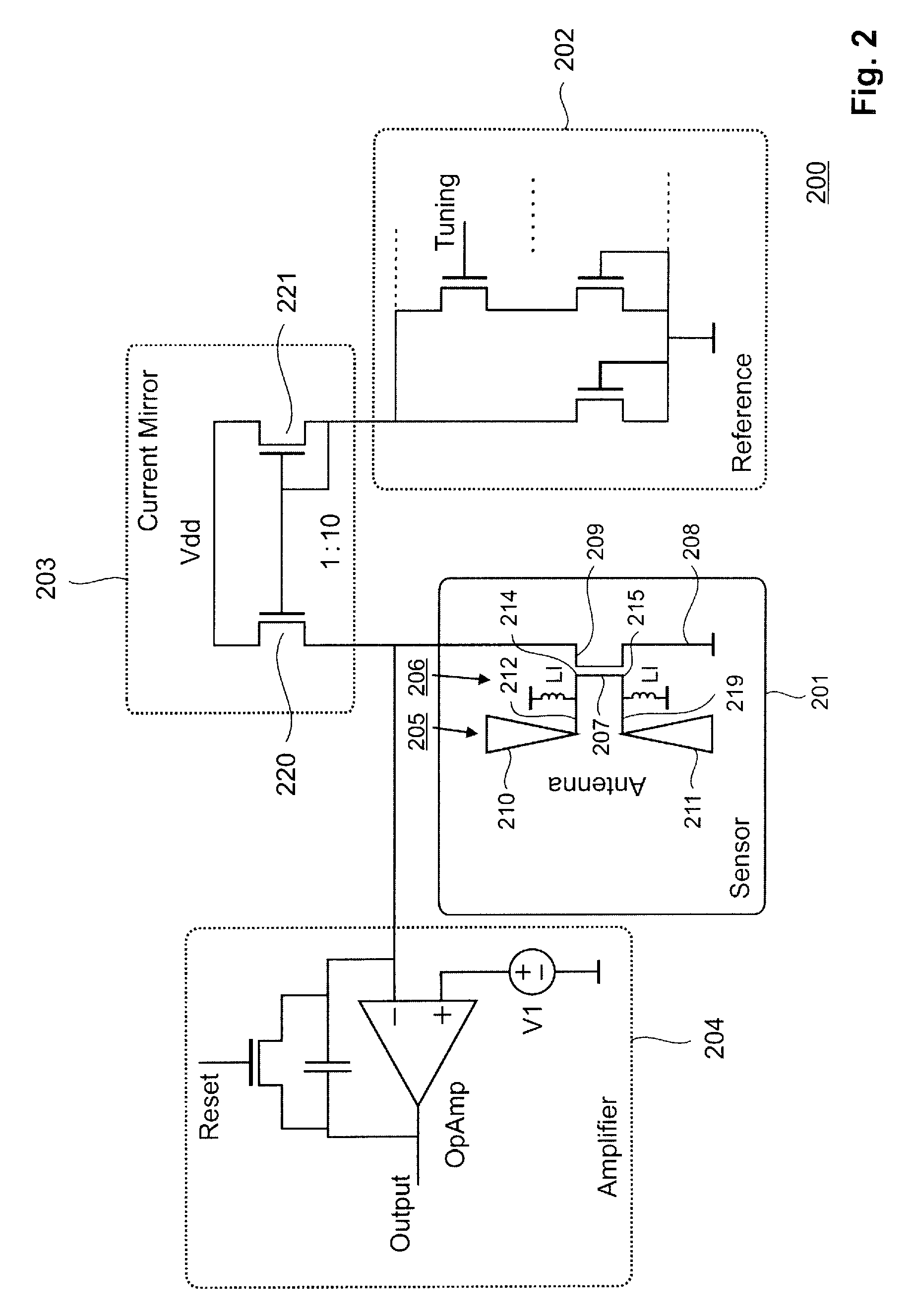 Detector for detecting electromagnetic waves