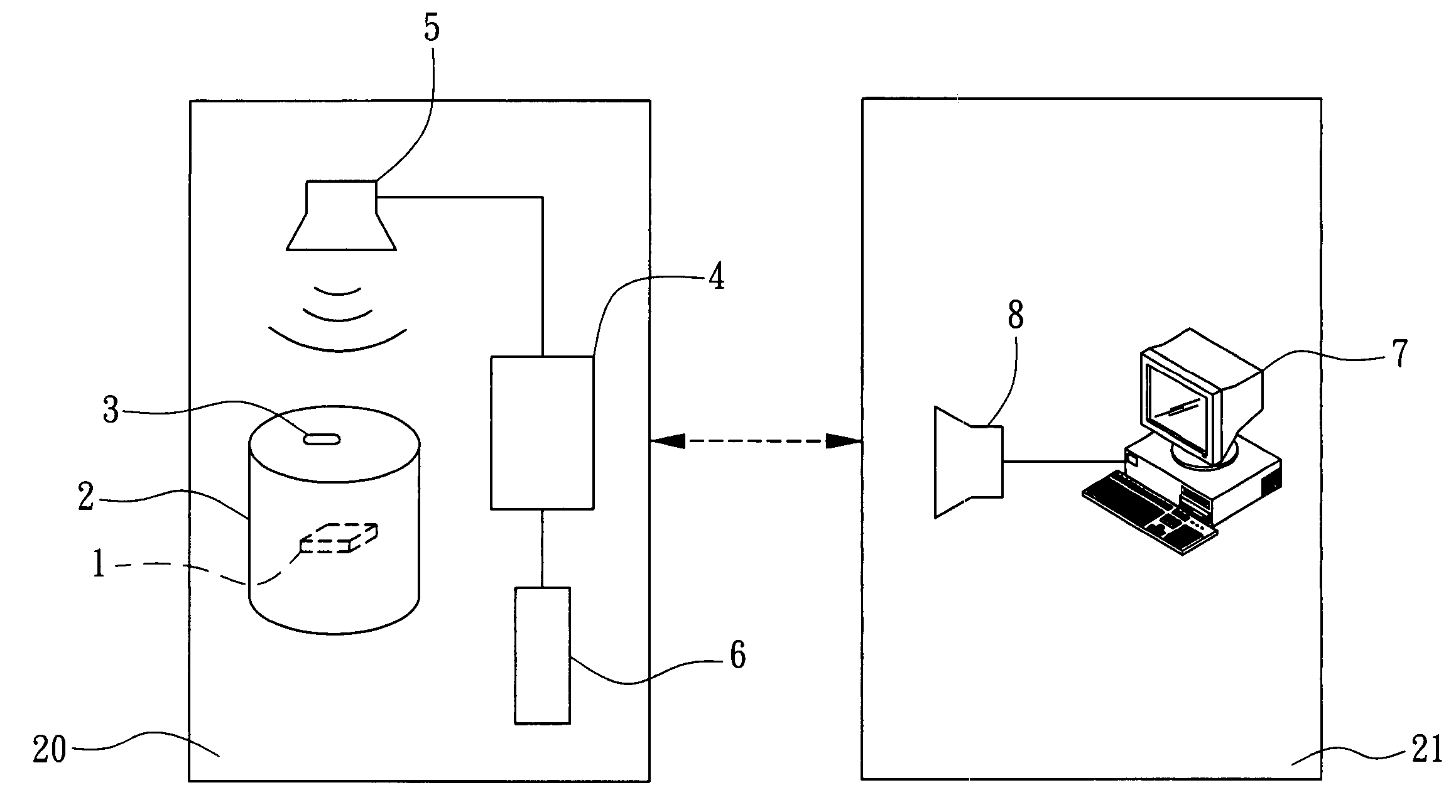 RFID system for monitoring food hygiene