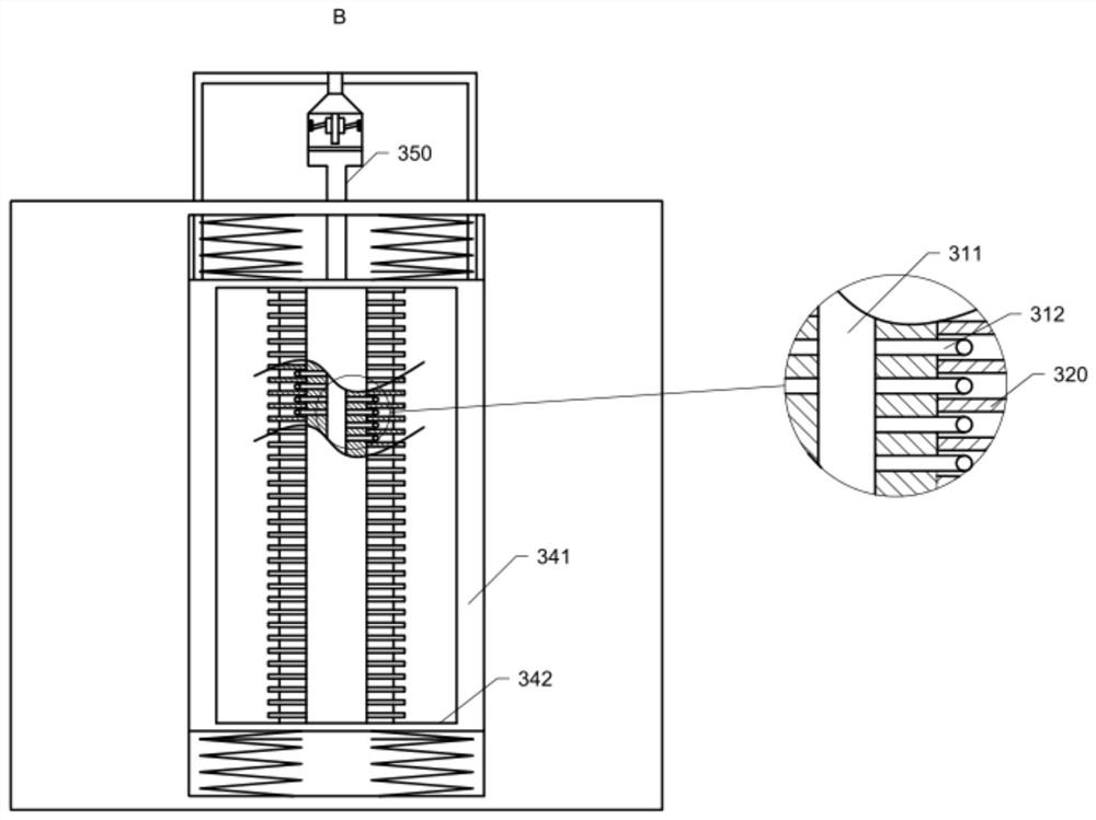 Shredding device for production of non-fried instant noodles