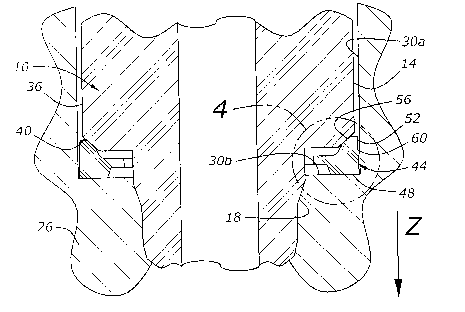 Fuel injection system for internal combustion engine with injector isolator ring