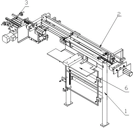 Method for continuously supporting box support in medicine bottle packaging process and supporting machine