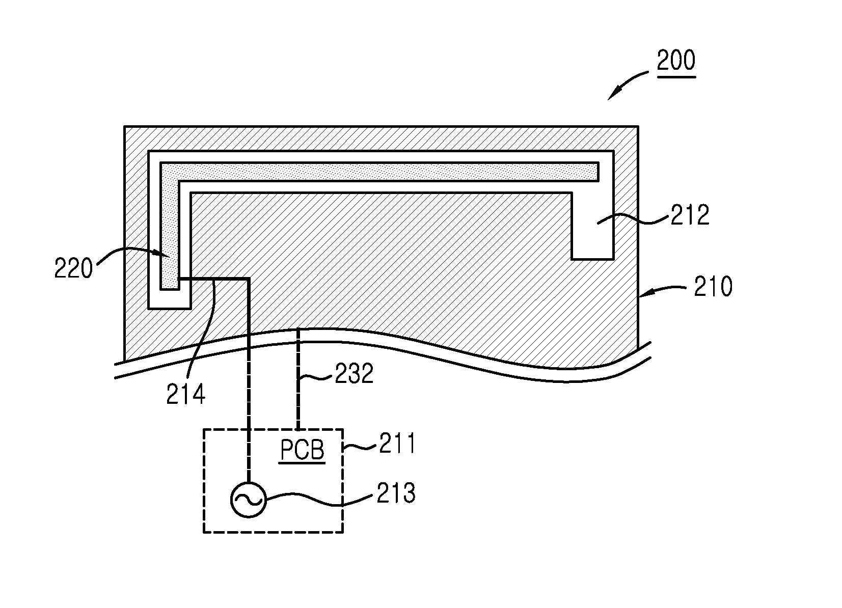 Antenna device for portable terminal