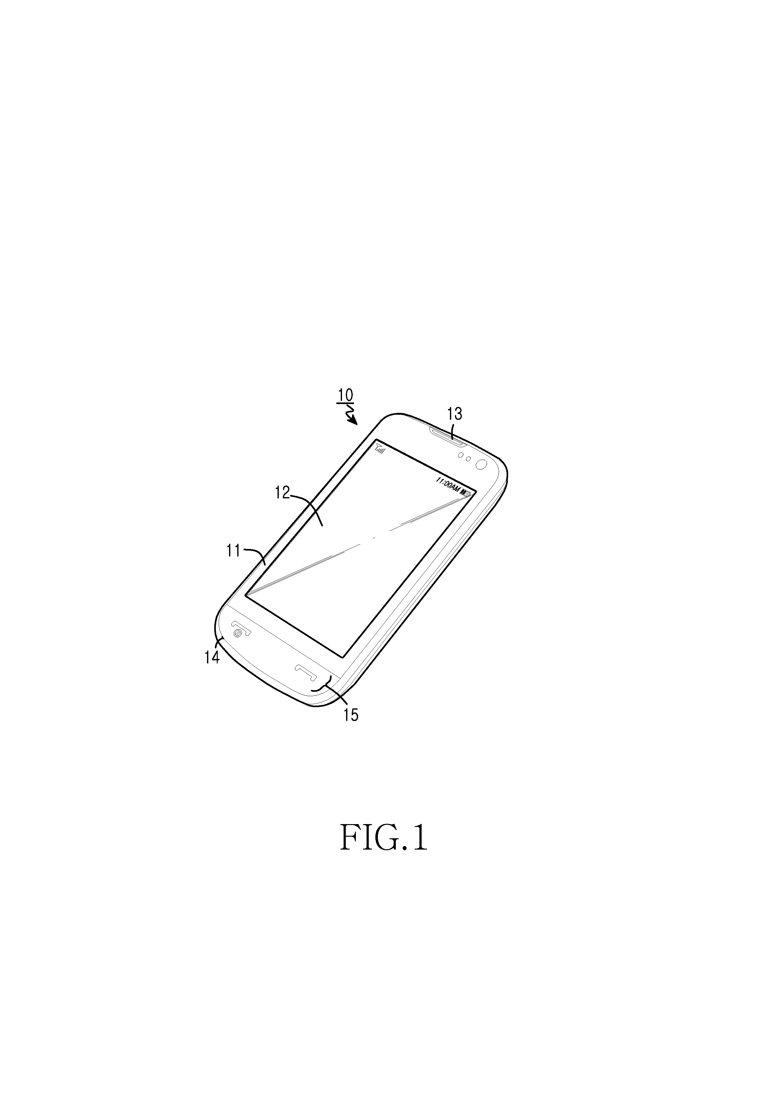 Antenna device for portable terminal