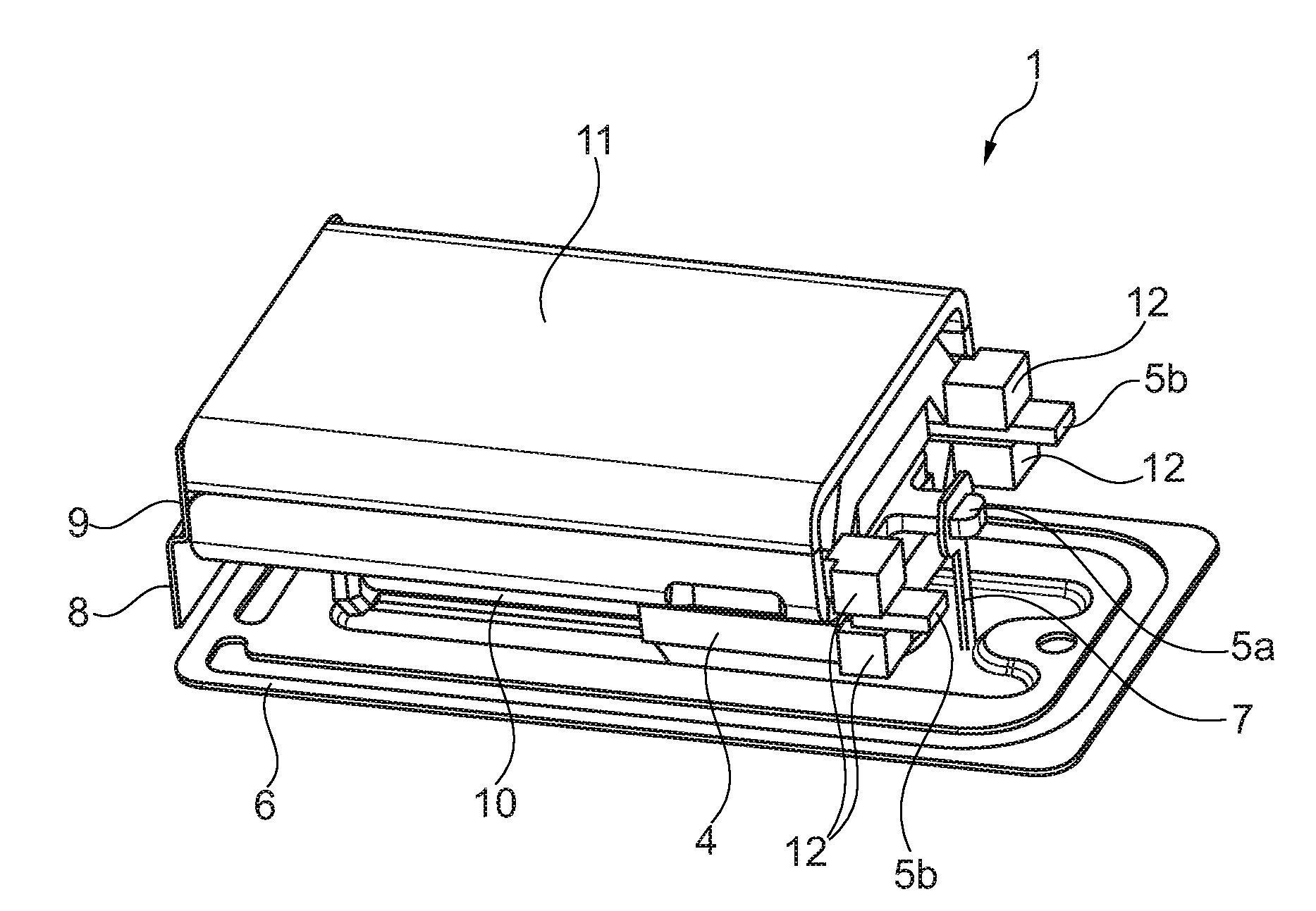 Receiver having a suspended motor assembly