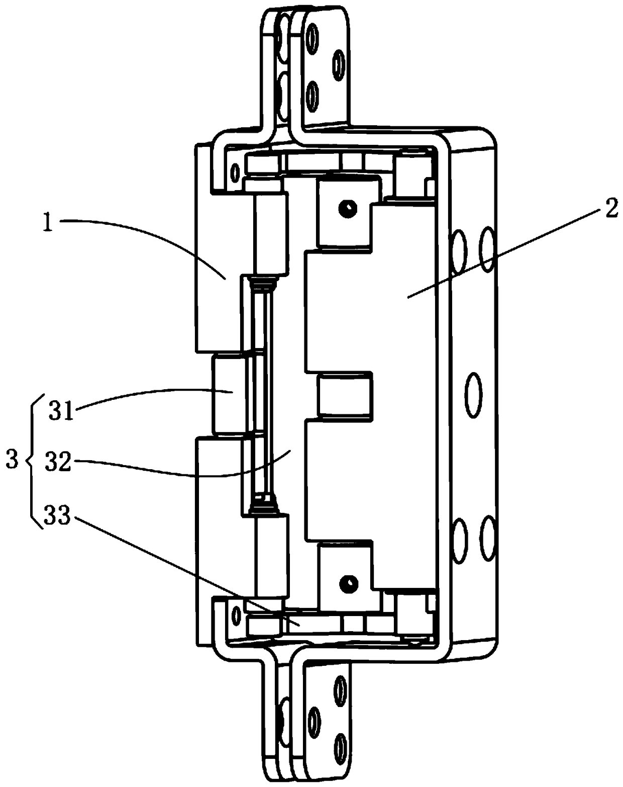 Silent hidden self-closing buffer hinge