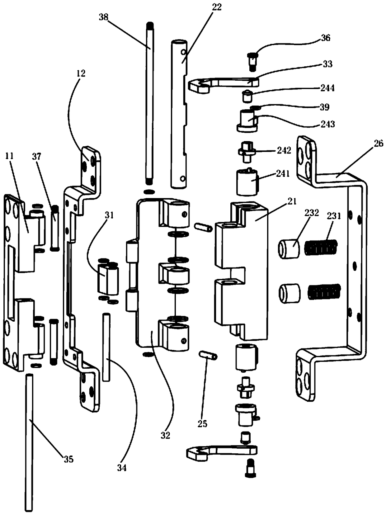 Silent hidden self-closing buffer hinge