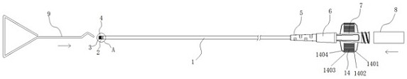 Distal passage guide catheter